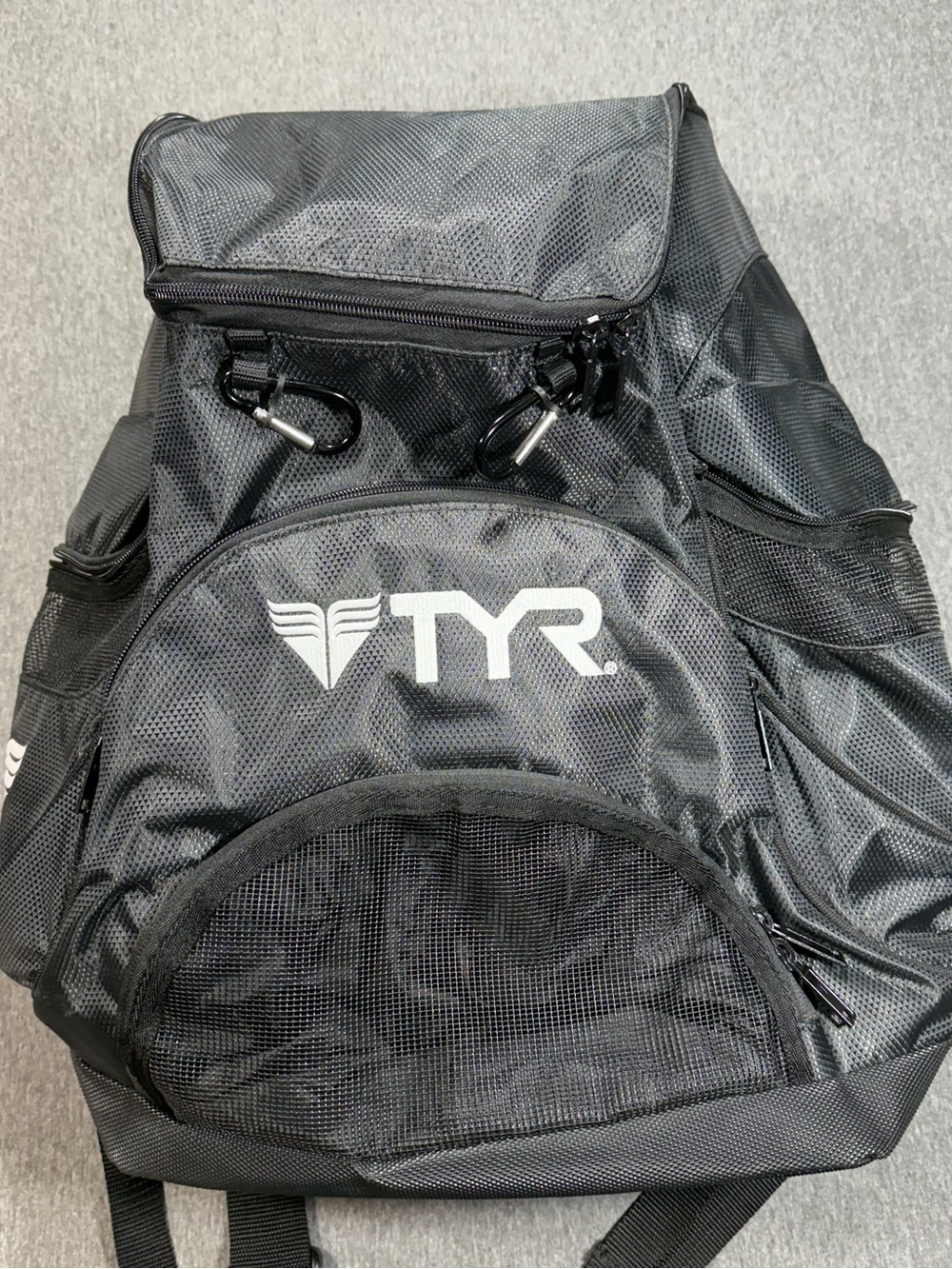 TYR Alliance Swim Bag Backpack Large Black NWOT Great Condition Team